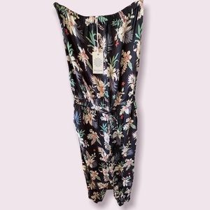 Blue Island Beach Strapless Swim Coverup/Jumpsuit Size XL